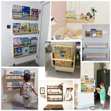 NNETM Delightful home for your childs favorite tales - this Wooden Bookshelf