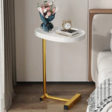 NNETM Elevate Your Living Area with a Stunning C-Shaped End Table