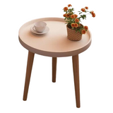 NNETM Embrace Elegance with the Round Coffee Table Boasting Three Harmonious Legs
