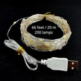 NNETM Twinkling Tidings: Copper Wire LED String Lights for a Merry Christmas
