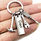 Dad Keychain with Mini Tools