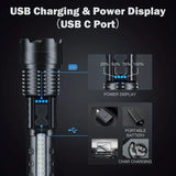 NNETM Powerful Rechargeable Torch Flood Light for Outdoor Camping