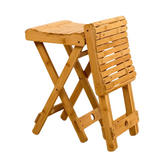NNETM Step Up the Eco-Friendly Way with Our Bamboo Folding Bench