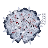 10-Pcs Vampire Blood Drink Pouches 150ml PVC Drinking Bags
