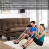 NNETM Elastic Sit Up Equipment with Dual Spring Tension Foot Pedal