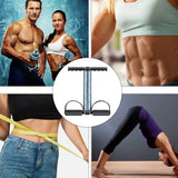 NNETM Elastic Sit Up Equipment with Dual Spring Tension Foot Pedal