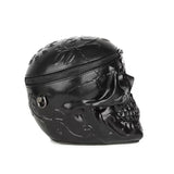 NNETM Chic Punk Skull Head Shoulder Bag - Black