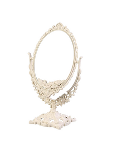NNESN European-Style Vintage Double-Sided Makeup Mirror