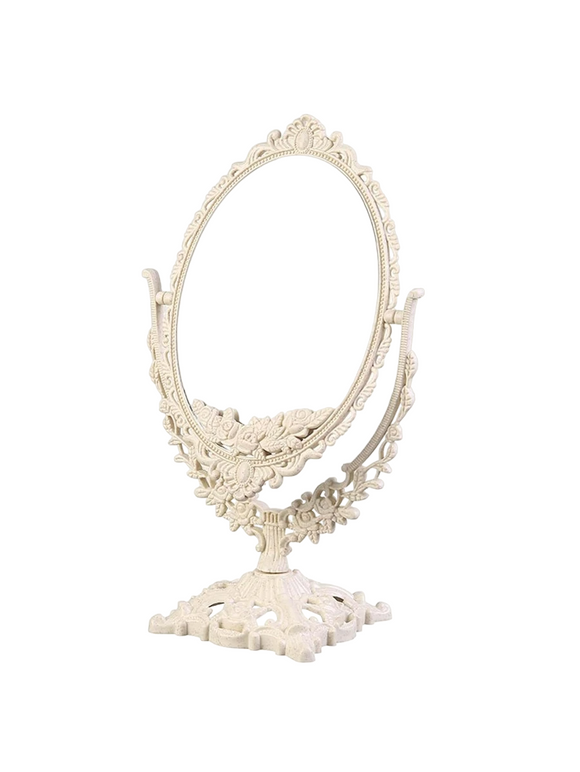NNESN European-Style Vintage Double-Sided Makeup Mirror