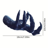 NNETM The Enchanting Allure: Witch's Halloween Hand Wall Art