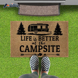 NNETM "Life Is Better At The Campsite RV Doormat - 19.7x31.5in (50x80cm)