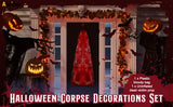 NNETM Chilling Halloween Decor: Bloody Body Bag Extravaganza