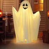 NNETM Ghoulish Glow: Battery-Operated Halloween Ghost Decor