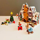 NNEOBA Santa Claus Gingerbread House Building Blocks