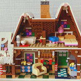 NNEOBA Santa Claus Gingerbread House Building Blocks