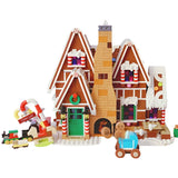 NNEOBA Santa Claus Gingerbread House Building Blocks