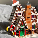 NNEOBA Santa Claus Gingerbread House Building Blocks