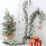 NNETM Winter Wonderland: Snow-Flocked Artificial Christmas Trees