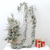 NNETM Winter Wonderland: Snow-Flocked Artificial Christmas Trees