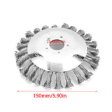 NNETM Steel Wire Grass Trimmer Head for Lawn Mower