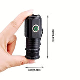 NNETM 2000LM USB Rechargeable LED Flashlight - 5 Modes, Waterproof, Lightweight