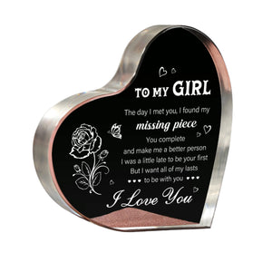NNETM Heart-Shaped Acrylic Keepsake