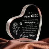 NNETM Heart-Shaped Acrylic Keepsake