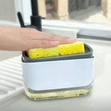NNETM 2-in-1 Kitchen Soap Dispenser with Sponge