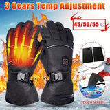 NNETM Winter Electric Battery Heating Gloves - Touch Screen Motor Gloves