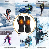 NNETM Winter Electric Battery Heating Gloves - Touch Screen Motor Gloves