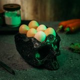 NNETM Skull Head Egg Holder - Resin Decoration