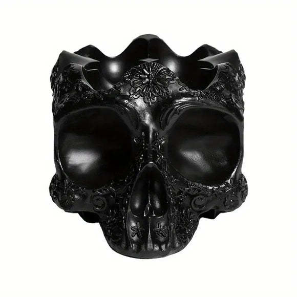 NNETM Skull Head Egg Holder - Resin Decoration
