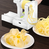 NNETM Outdoor Manual Vegetable Spiralizer Zucchini Noodle Potato Slicer