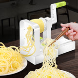 NNETM Outdoor Manual Vegetable Spiralizer Zucchini Noodle Potato Slicer