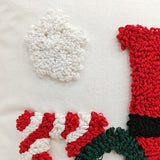 Christmas HOHOHO Embroidered Cushion Cover