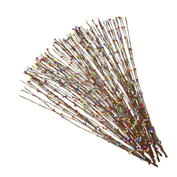 NNETM 26pcs Easter Berry Stems with Egg Ornaments