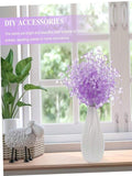 NNEOBA 50-Piece Purple Crystal Droplet Bouquet | Home & Party Decoration Set