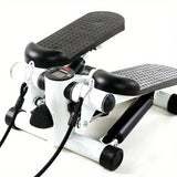 NNETM Compact Hydraulic Fitness Stair Stepper with Resistance Bands
