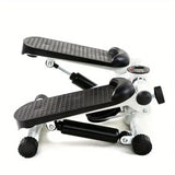 NNETM Compact Hydraulic Fitness Stair Stepper with Resistance Bands