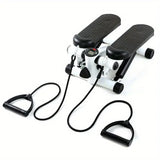 NNETM Compact Hydraulic Fitness Stair Stepper with Resistance Bands