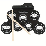 NNETM Foldable USB Electronic Drum Set with Pads