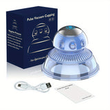 NNETM Pulse Vacuum Cupping & Intelligent Massage Device - Blue