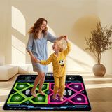NNETM Double Dance Mat – LED Electronic Dance Game Pad for Kids & Adults