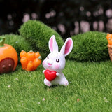 NNETM Rabbit Figurines for Fairy Garden & Decor (6pcs)