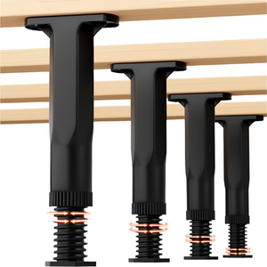 NNETM Adjustable Bed Frame Support Legs (4 Pack)