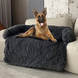 NNETM Pet Plush Sofa Bed with Neck Cushion