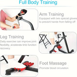 NNETM Sturdy Metal Pedal Exercise Bike - Low-Impact Rehabilitation Equipment