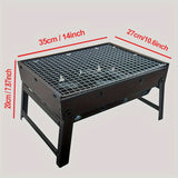 NNETM Portable Foldable BBQ Grill for Outdoor Camping & Picnics