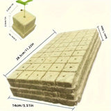NNETM High Porosity Rockwool Grow Cubes for Seed Germination