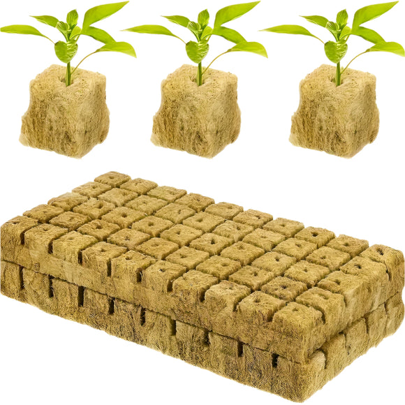 NNETM High Porosity Rockwool Grow Cubes for Seed Germination